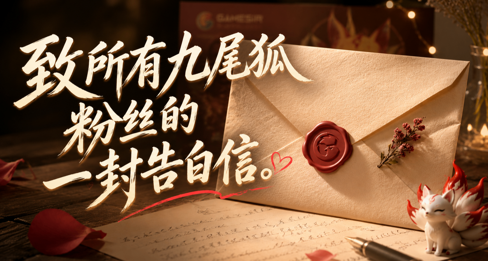 (附诚意回馈)致所有九尾狐粉丝的一封告白信