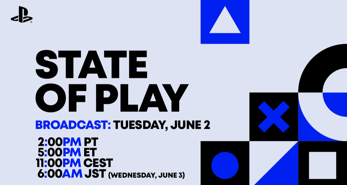 新一期索尼State of Play发布会将于6月3日举行，时长约60分钟！