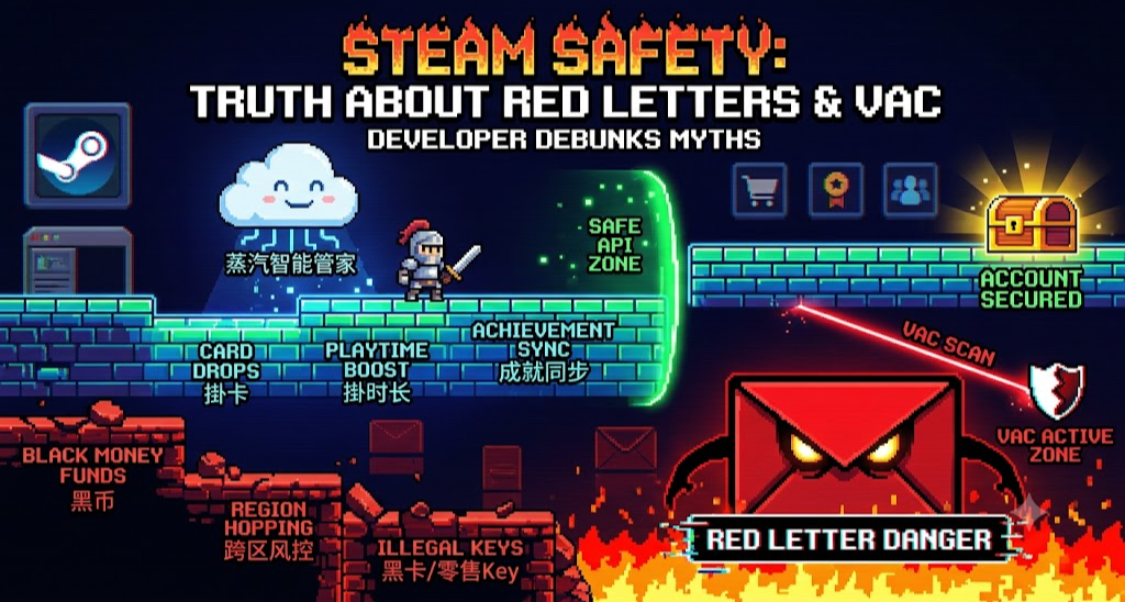 挂卡、改成就真的会吃红信吗？解析Steam安全风控的真实规则原理