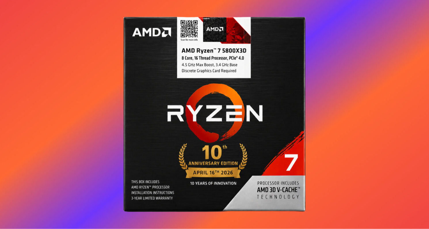 5800X3D十週年紀念版印度開售，約2232元，國行何時來？