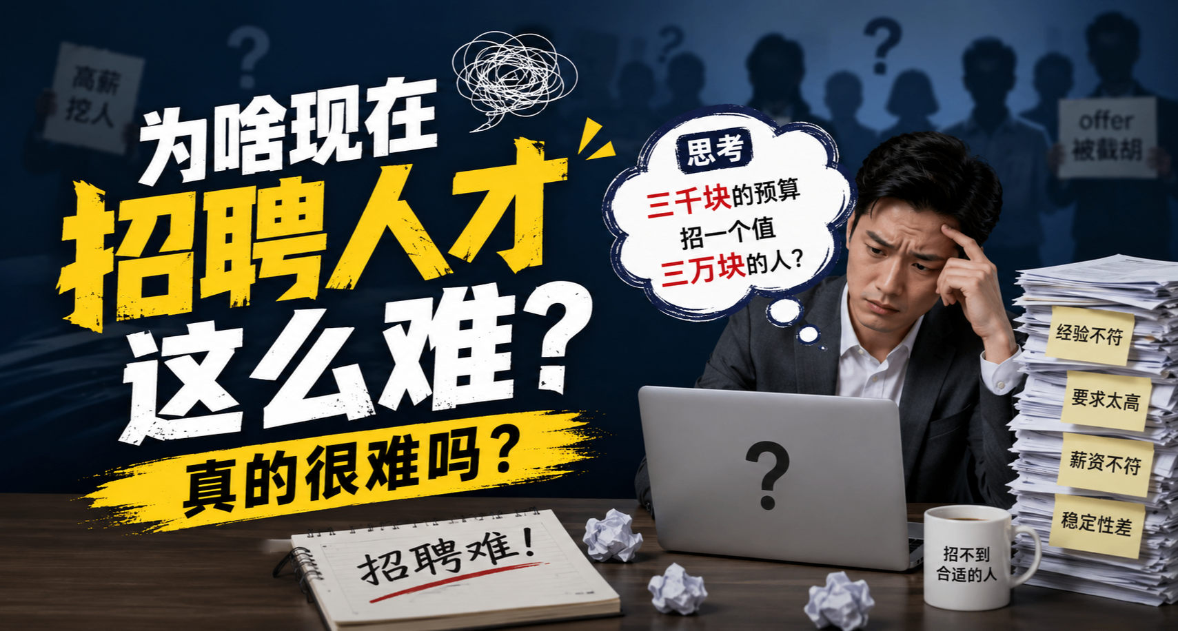 为啥现在招聘人才这么难？真的很难吗？