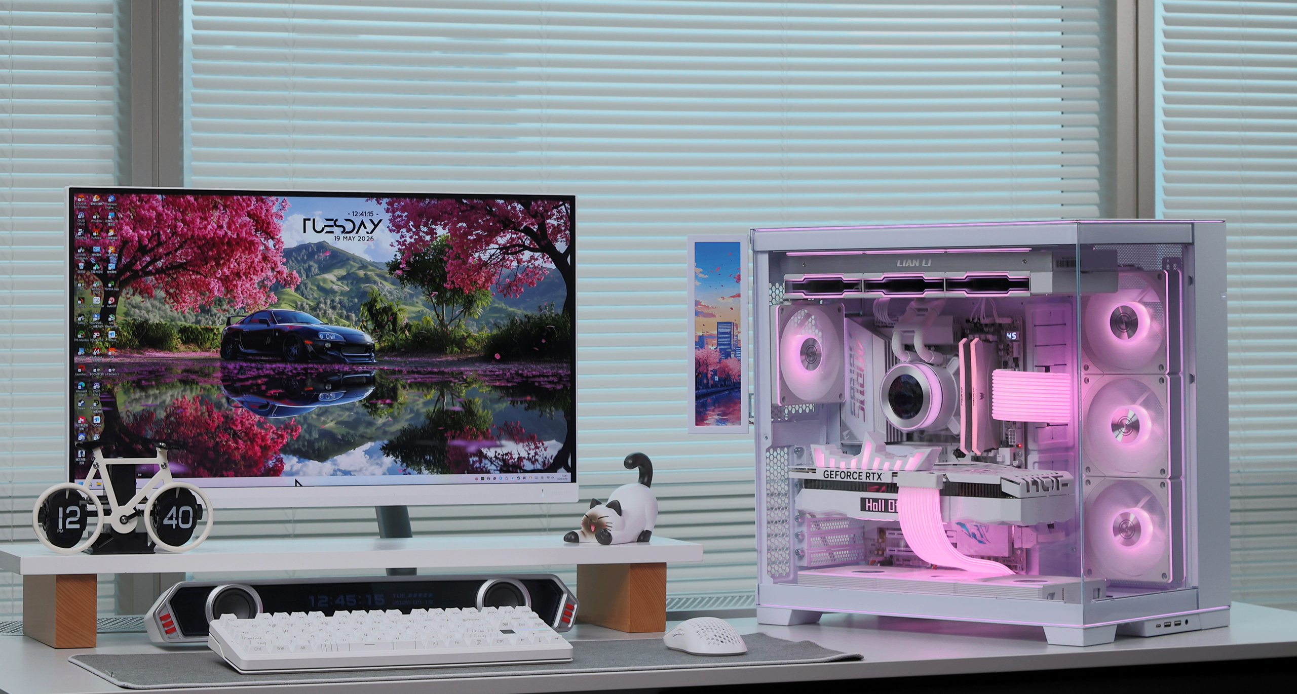 降了，该装机了！9850X3D+5080HOF+联力O11D 包豪斯EVO RGB海景房