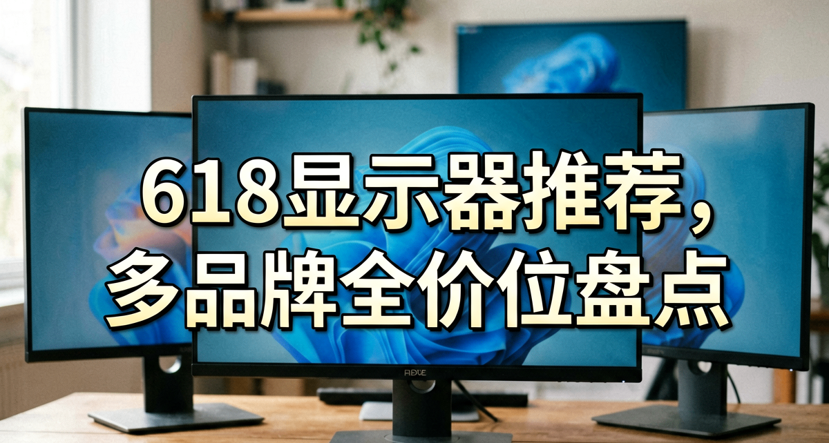 618显示器推荐｜从百元小钢炮到OLED旗舰，多品牌全价位盘点