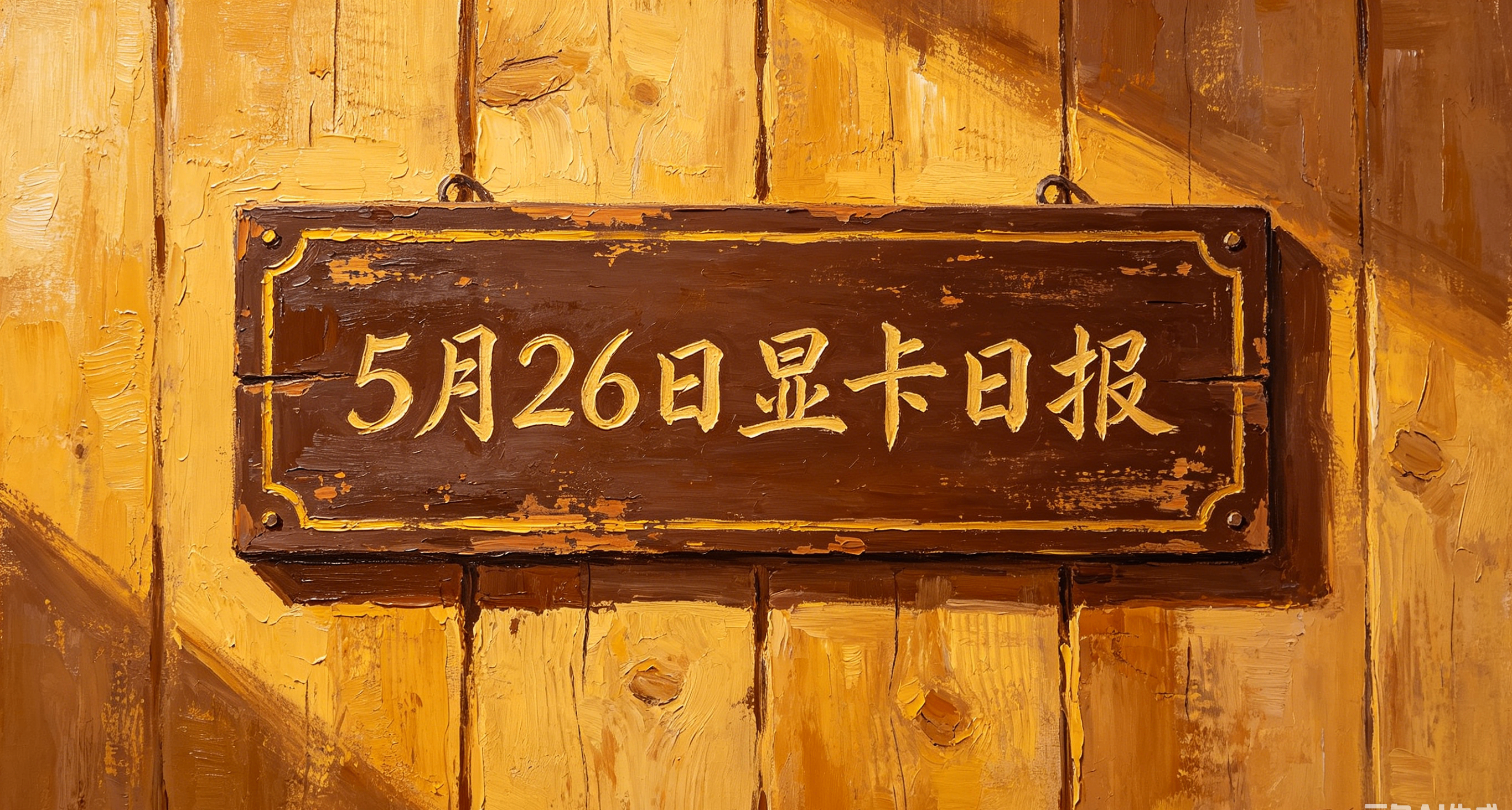 5070跌了丨5月26日顯卡日報