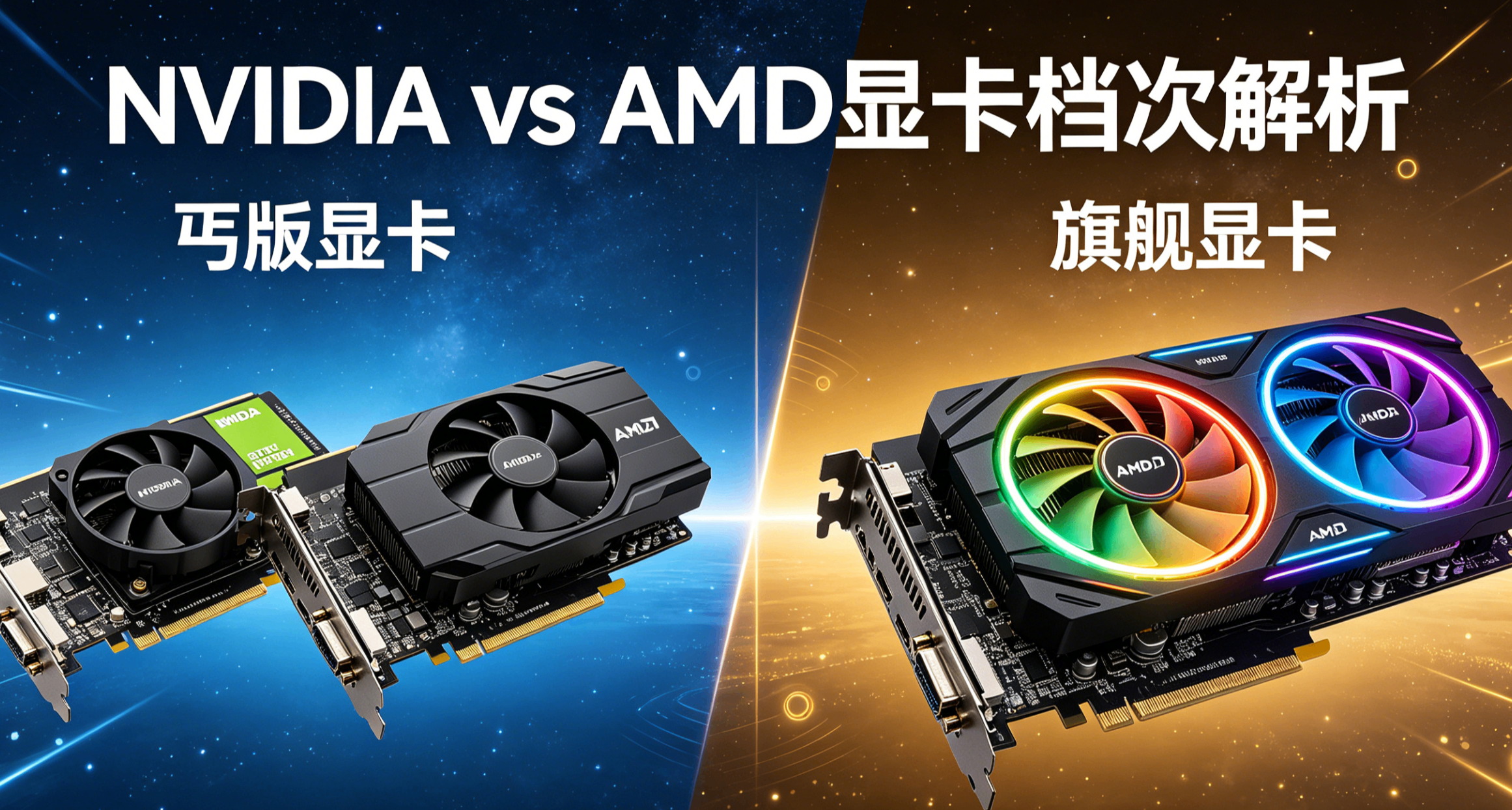 NVIDIA显卡 + AMD显卡，丐版 → 旗舰，档次解析，买显卡必看。