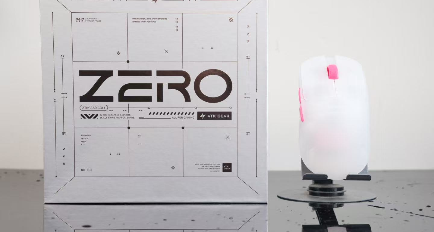 雾透中小鼠！类XM模具，抓握依旧顶级——ATK ZERO