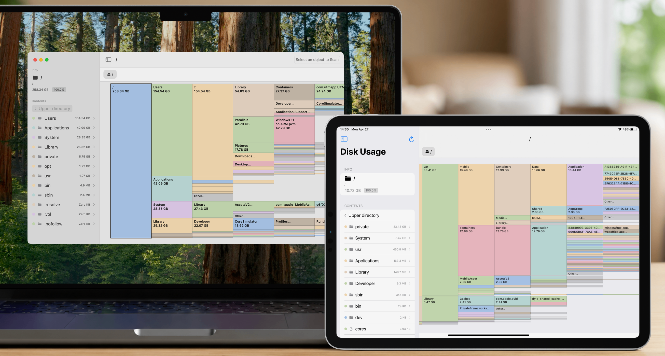 開源項目分享：Disk Icicle——iOS 平臺首款磁盤佔用可視化工具