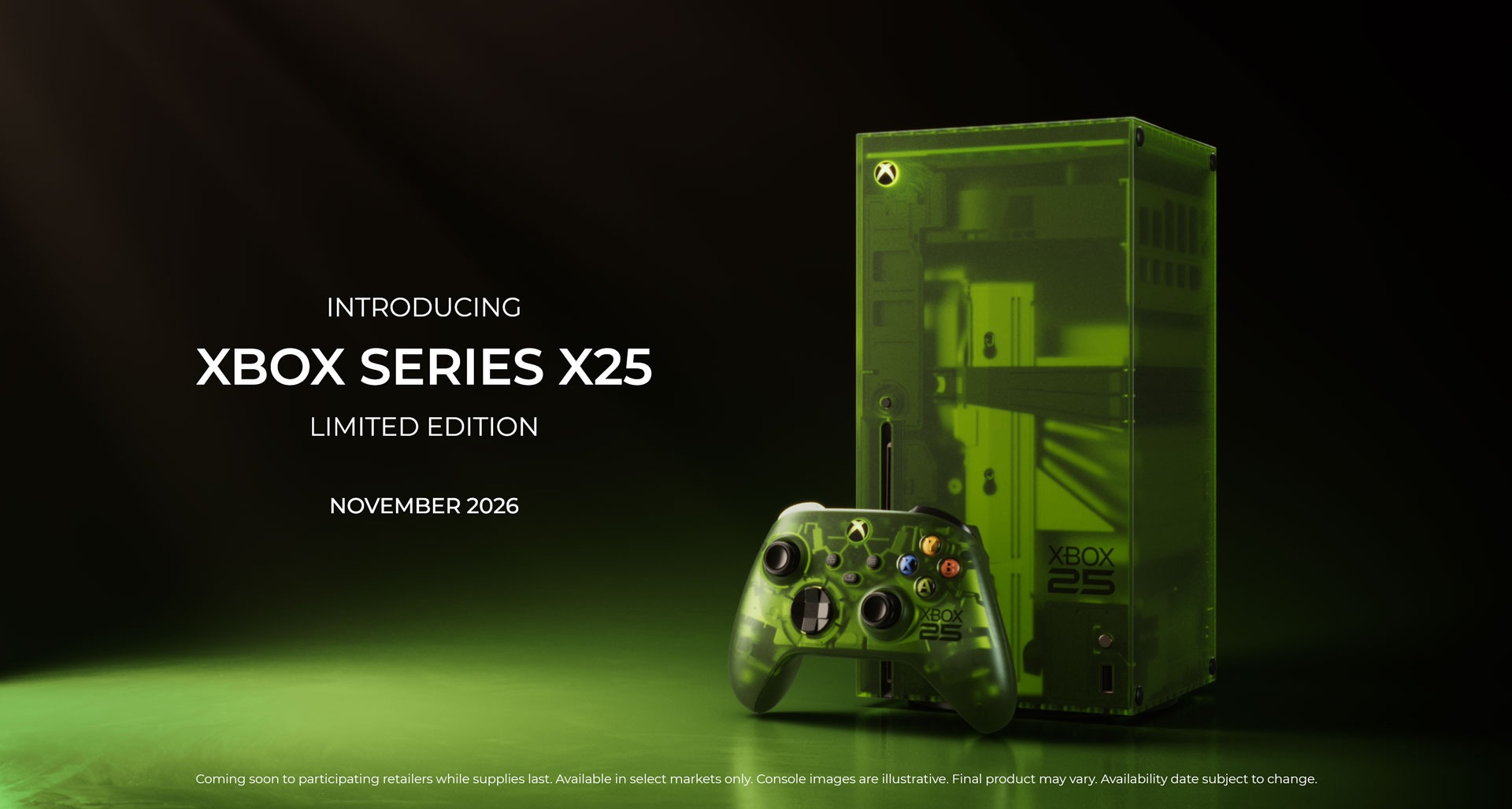 XBOX Series X25限量版主機和特別手柄公佈