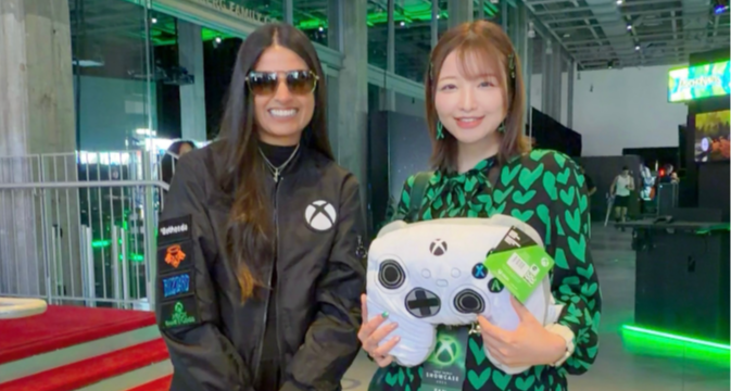 日本美女主持晒 XBOX 发布会现场图，还和新任女 CEO 合了影
