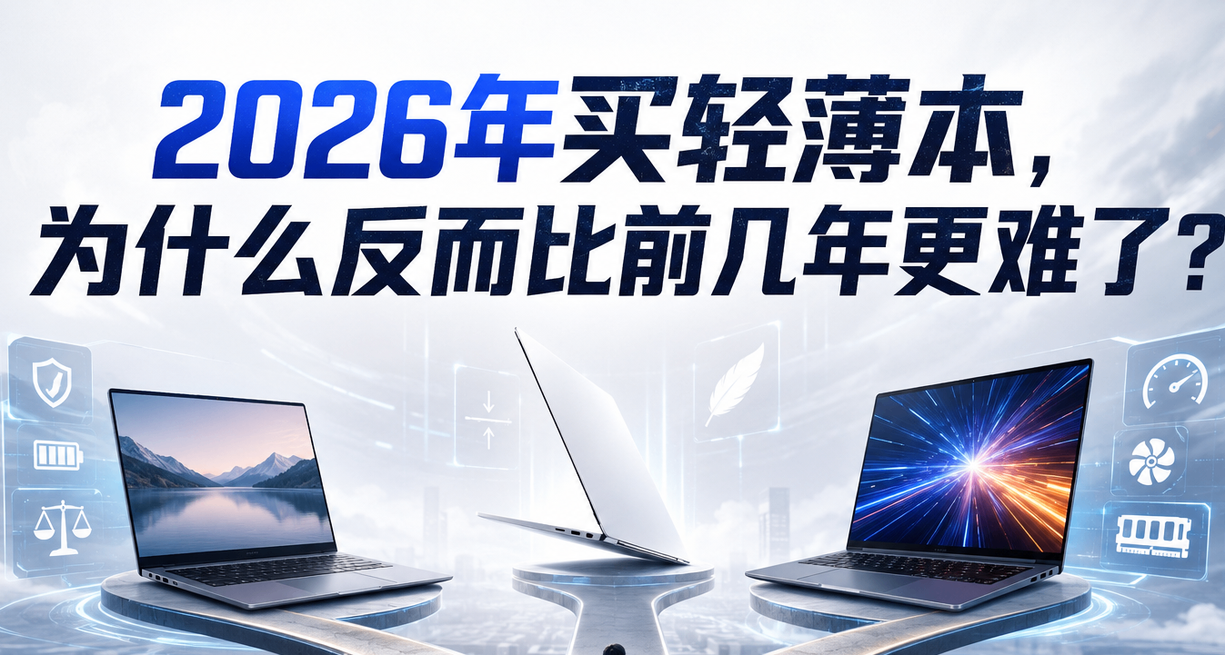 2026年買輕薄本，爲什麼反而比前幾年更難了？