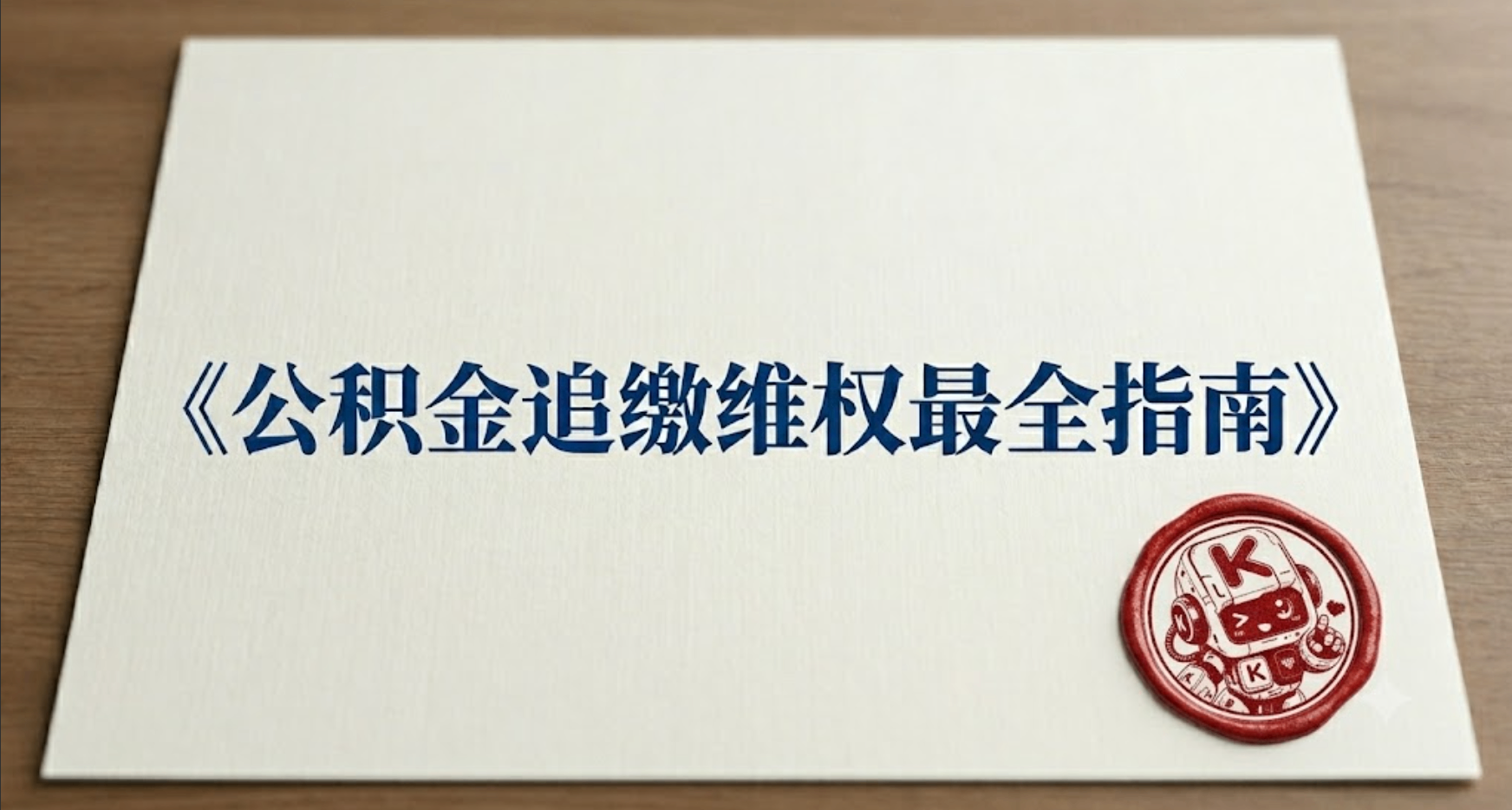 《公積金追繳維權最全指南》此貼不標題黨，流量可能很差
