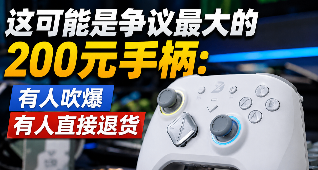 這可能是爭議最大的200元手柄：有人吹爆，有人直接退貨