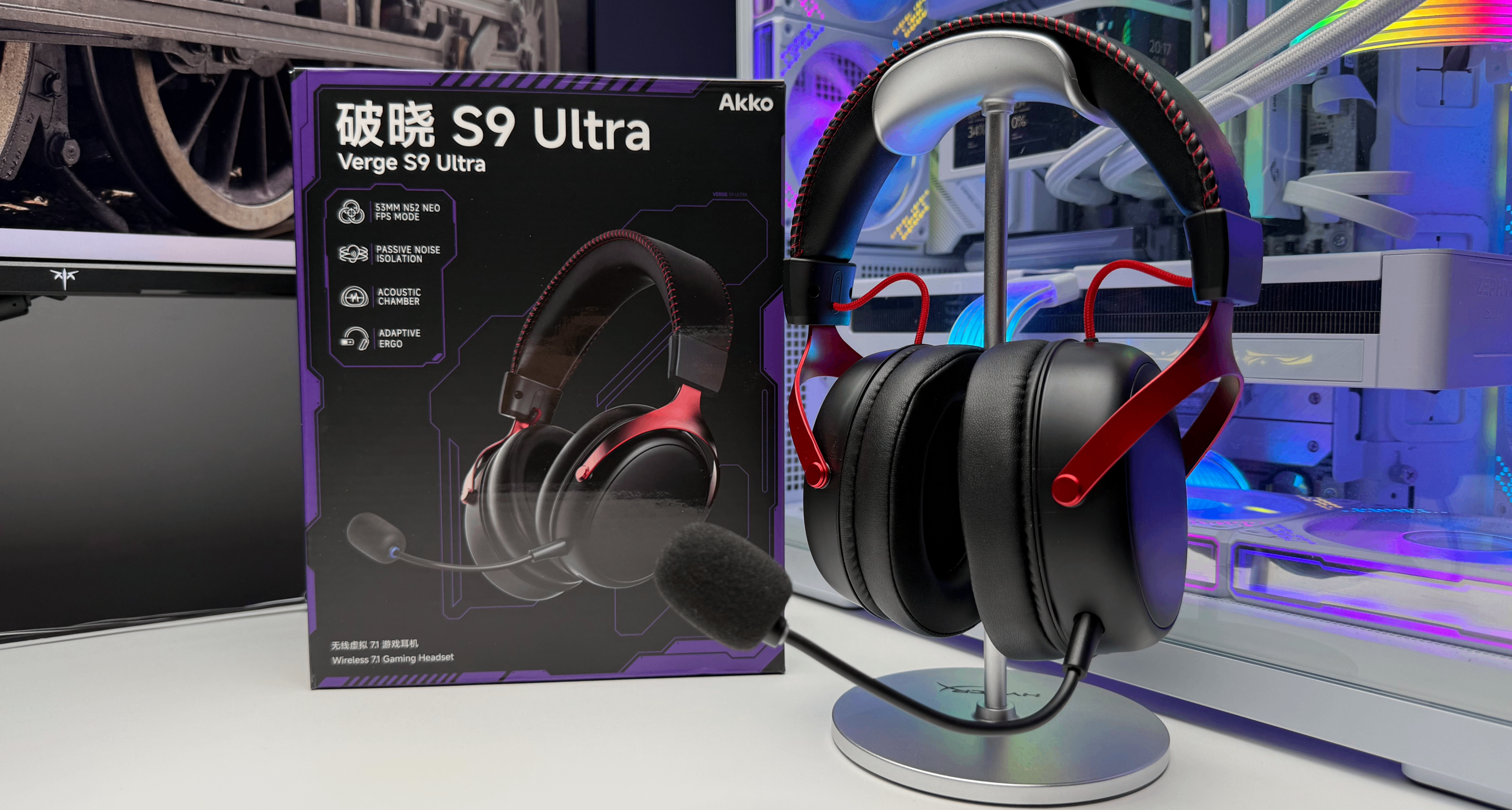 199￥！标配53mm钕磁大动圈＋新腔室结构：Akko 破晓S9 Ultra