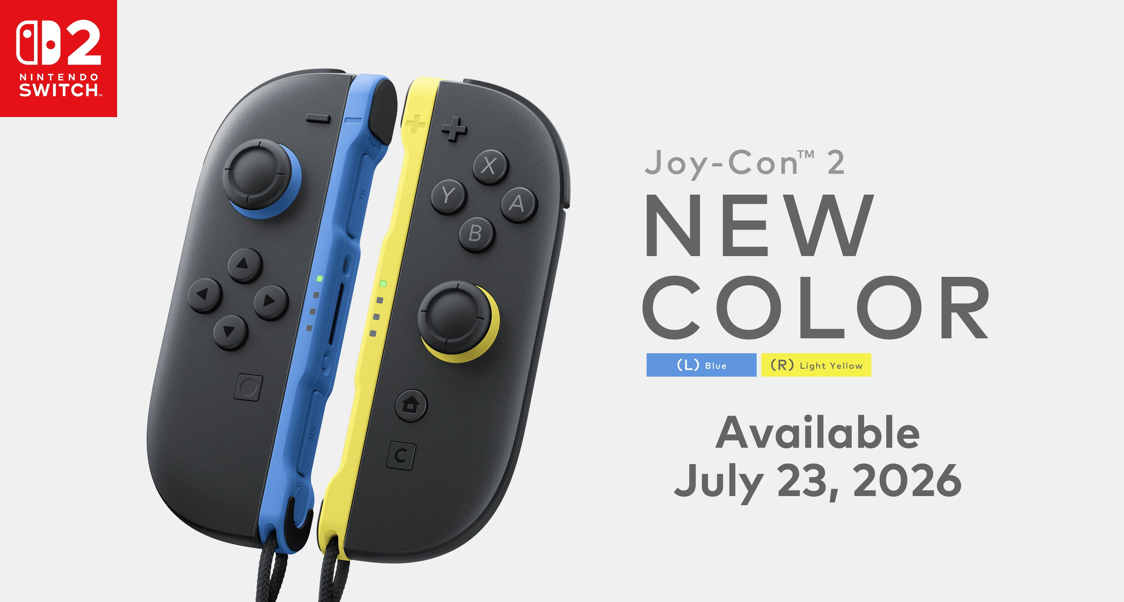 Switch 2全新配色手柄公開！售價99.99美元，7月23日發售