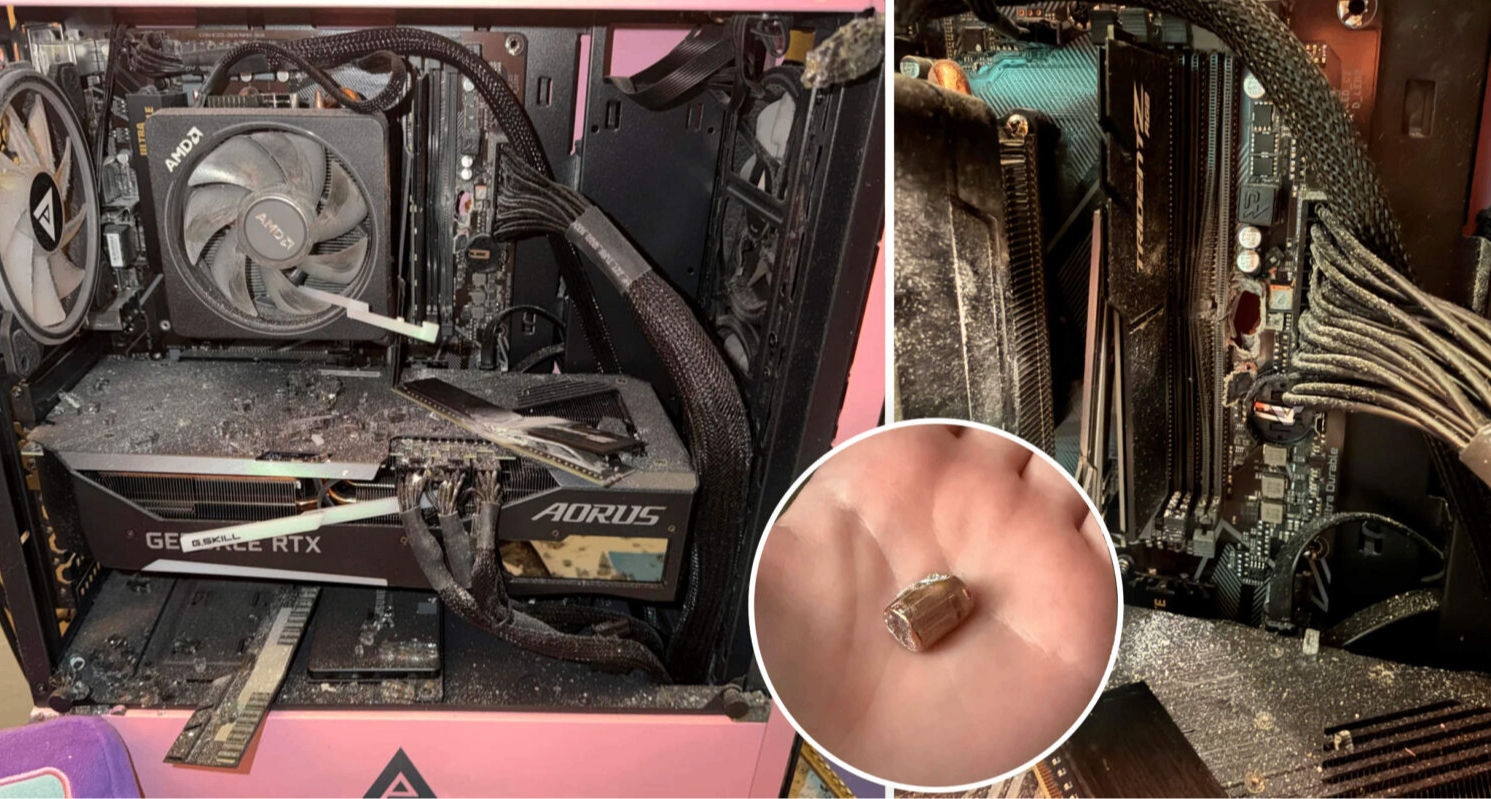 游戏电脑内存挡下隔壁公寓穿墙射出的子弹，救下屋主性命