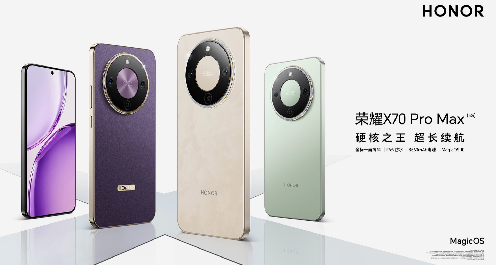 榮耀 X70 Pro Max上架：8550電池，1999起
