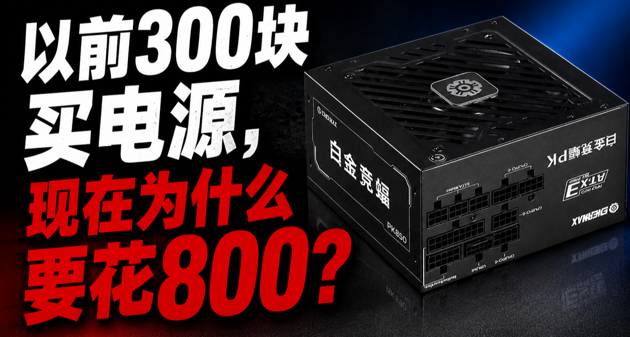 以前300块买电源，现在为什么要花800？