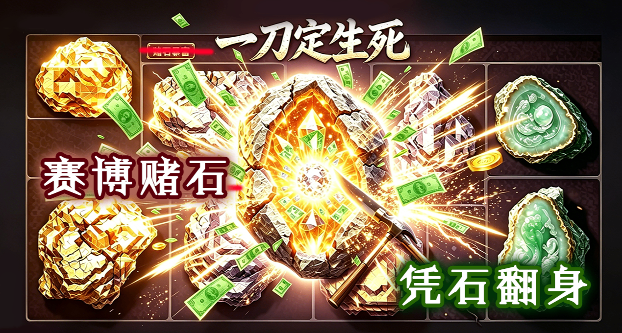 一刀定生死！這遊戲把賭石的爽感做透了
