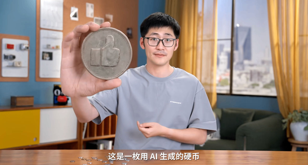 影視颶風視頻中,讓AI拋硬幣,正反面概率居然不是50%？