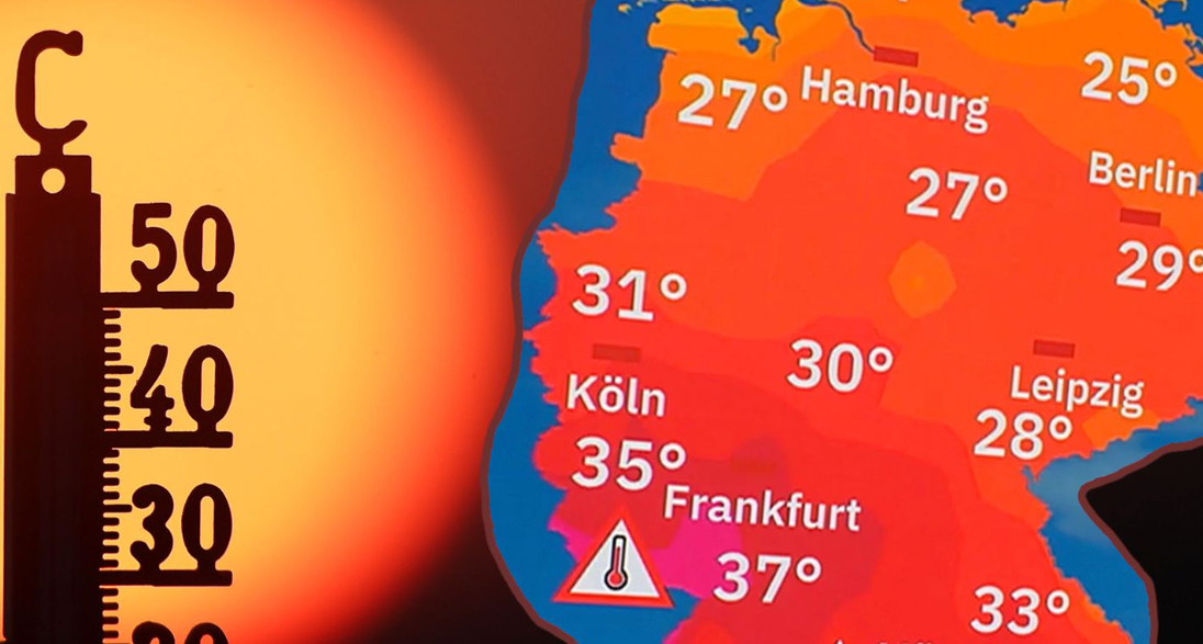 逼近40℃历史极值！德国正在遭遇史诗级热浪：空调被抢空