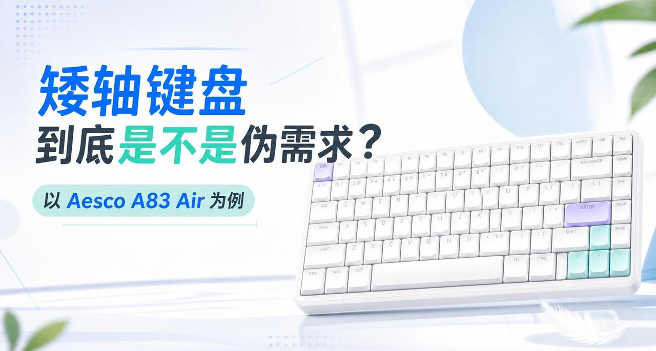 矮軸鍵盤到底是不是僞需求？以Aesco A83 Air爲例