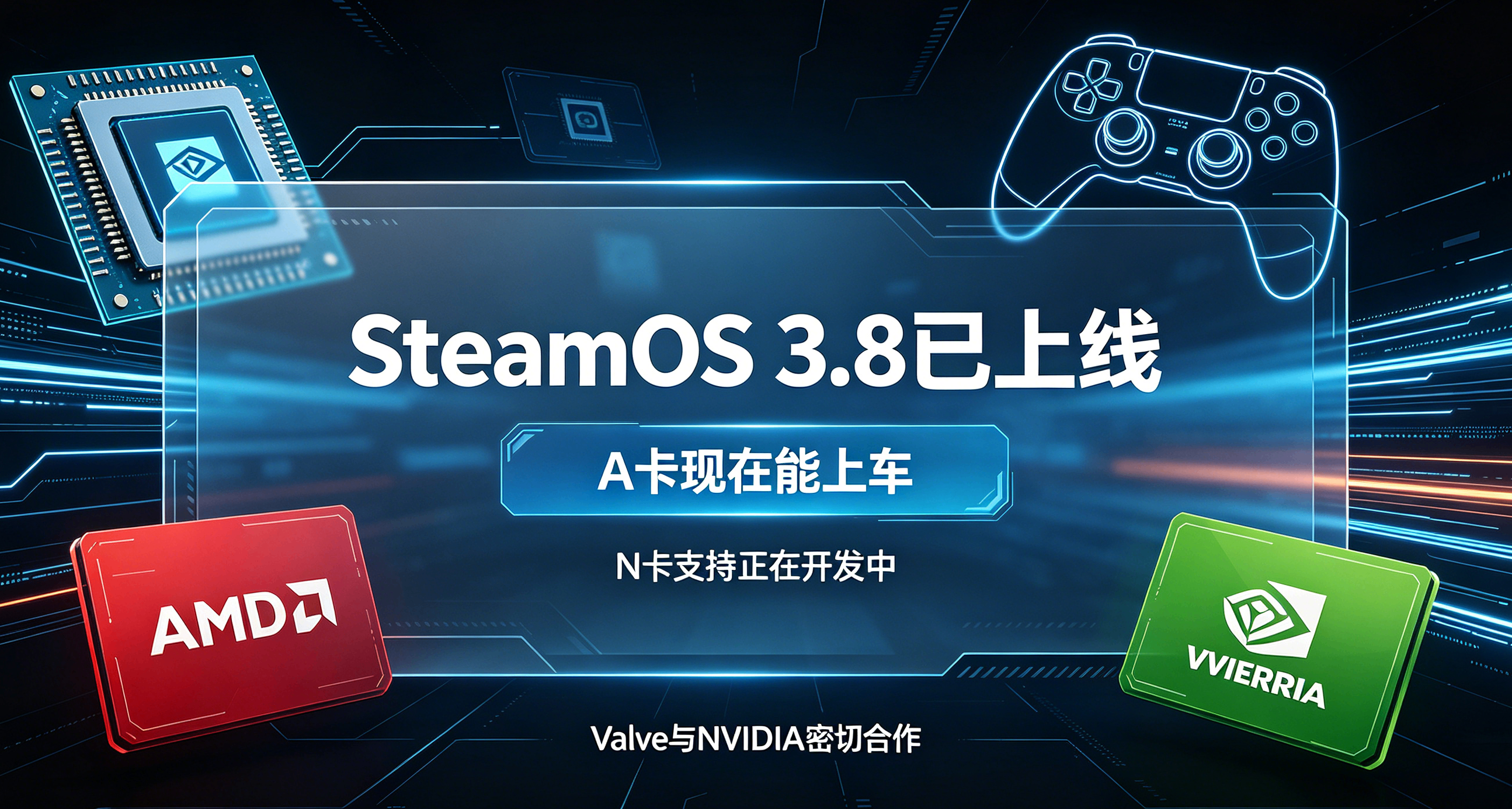 Valve官宣：正與NVIDIA密切合作，OS系統N卡支持“在路上”
