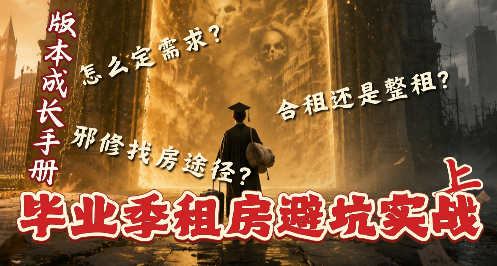【版本成长手册】租房避坑实战（毕业生焚决系列