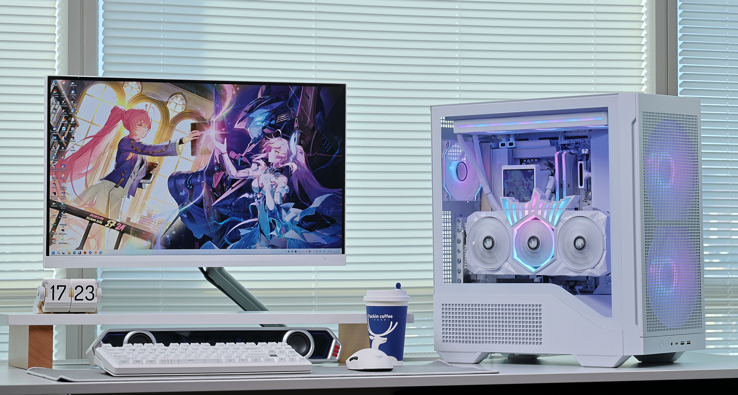 給高考完的小老弟裝高配遊戲主機：985X3D+技嘉X870E木雕+5080HOF