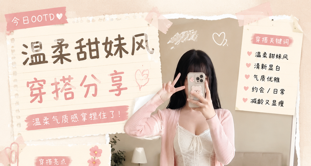 溫柔系穿搭分享｜誰穿誰好看系列🌷