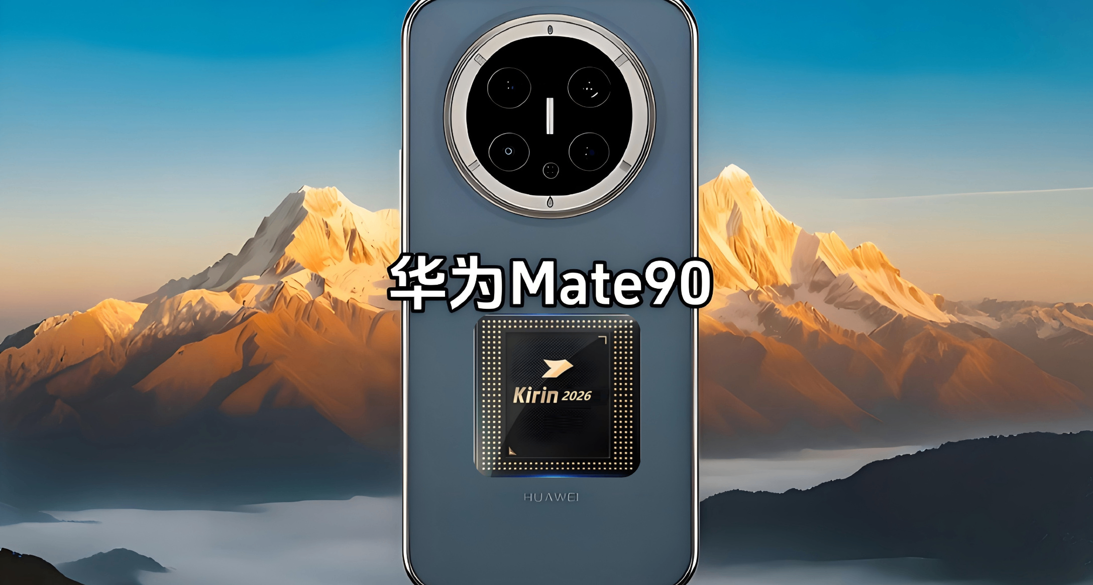 提前殺到9月！華爲Mate90首發麒麟2026+鴻蒙7，這波王炸穩了