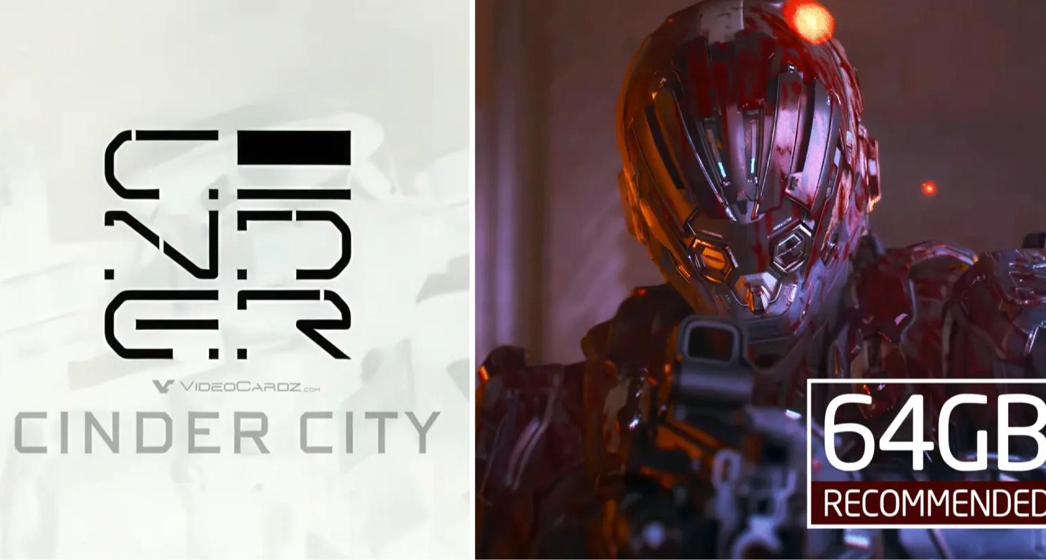 誰沒笑：Cinder City最低需要32GB內存，官方推薦64GB內存