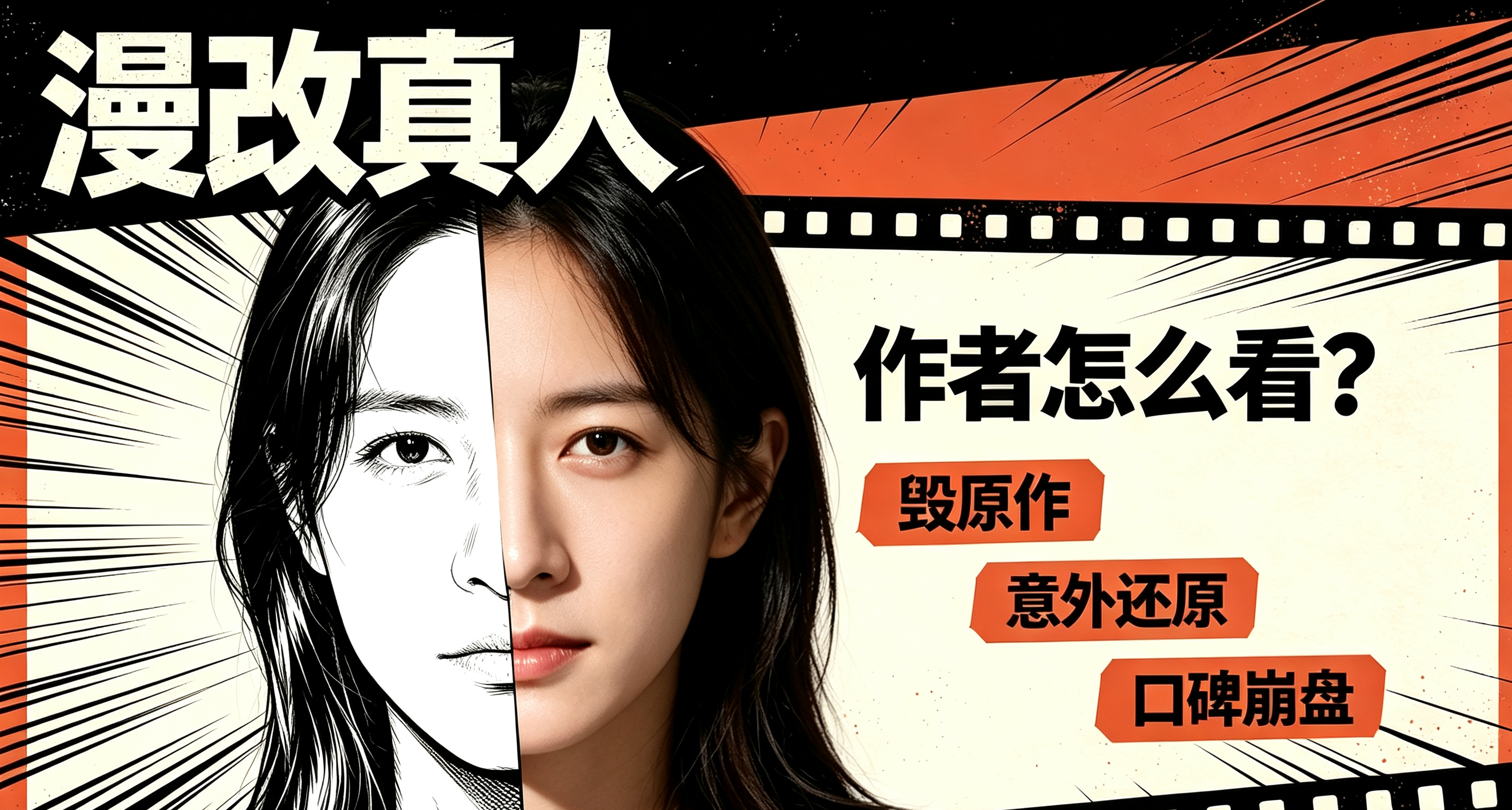 漫改真人翻車還是封神？ 來看看，原作者的反應🤣