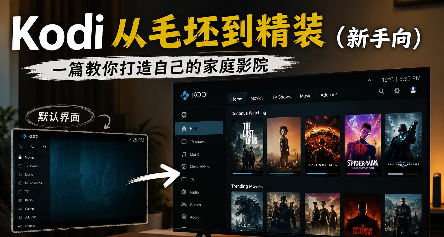 🎬Kodi從毛坯到精裝（新手向）