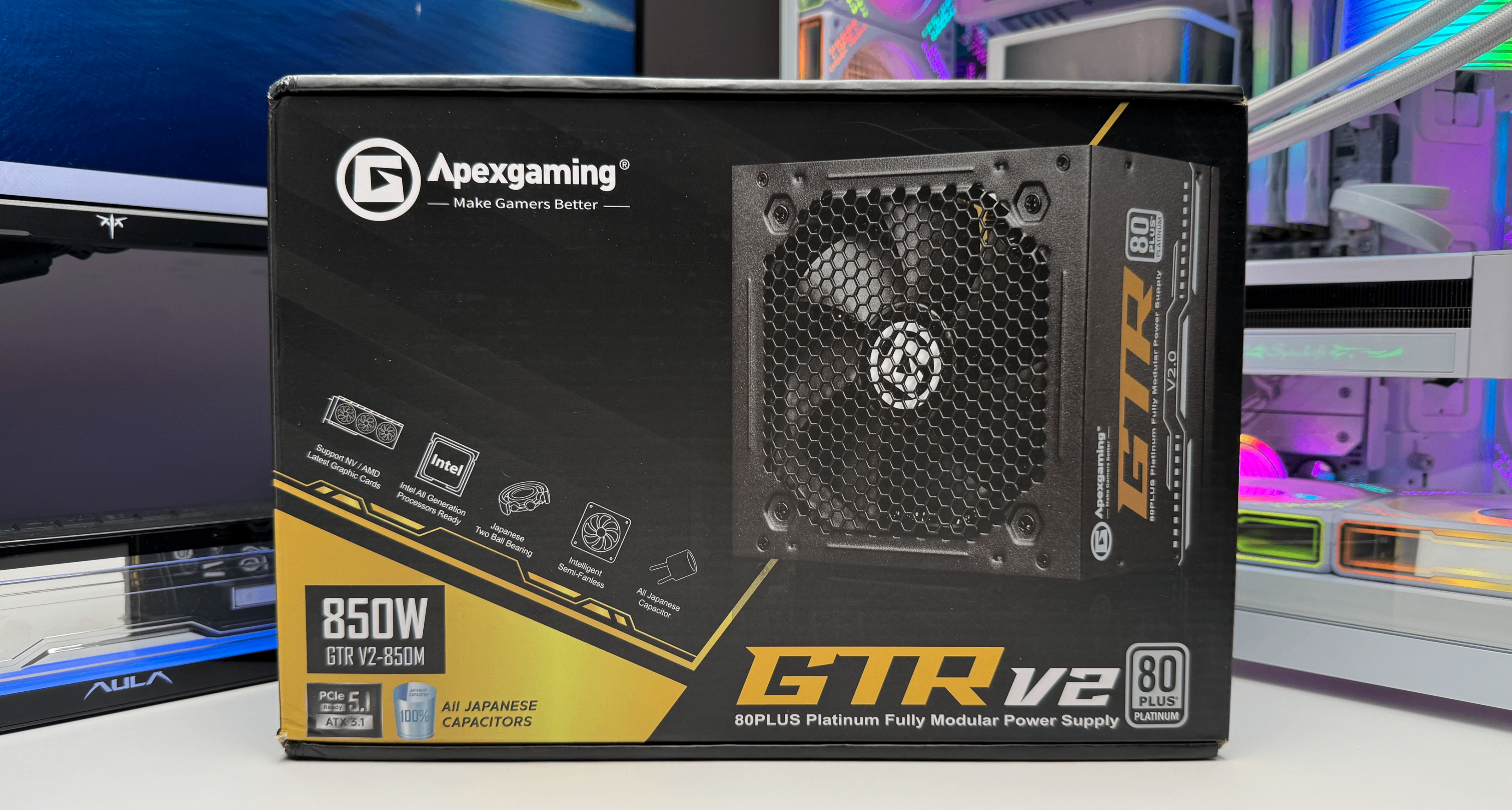 艾湃电竞GTR850 V2拆解：高端电源名副其实，用料舍得，主打耐用