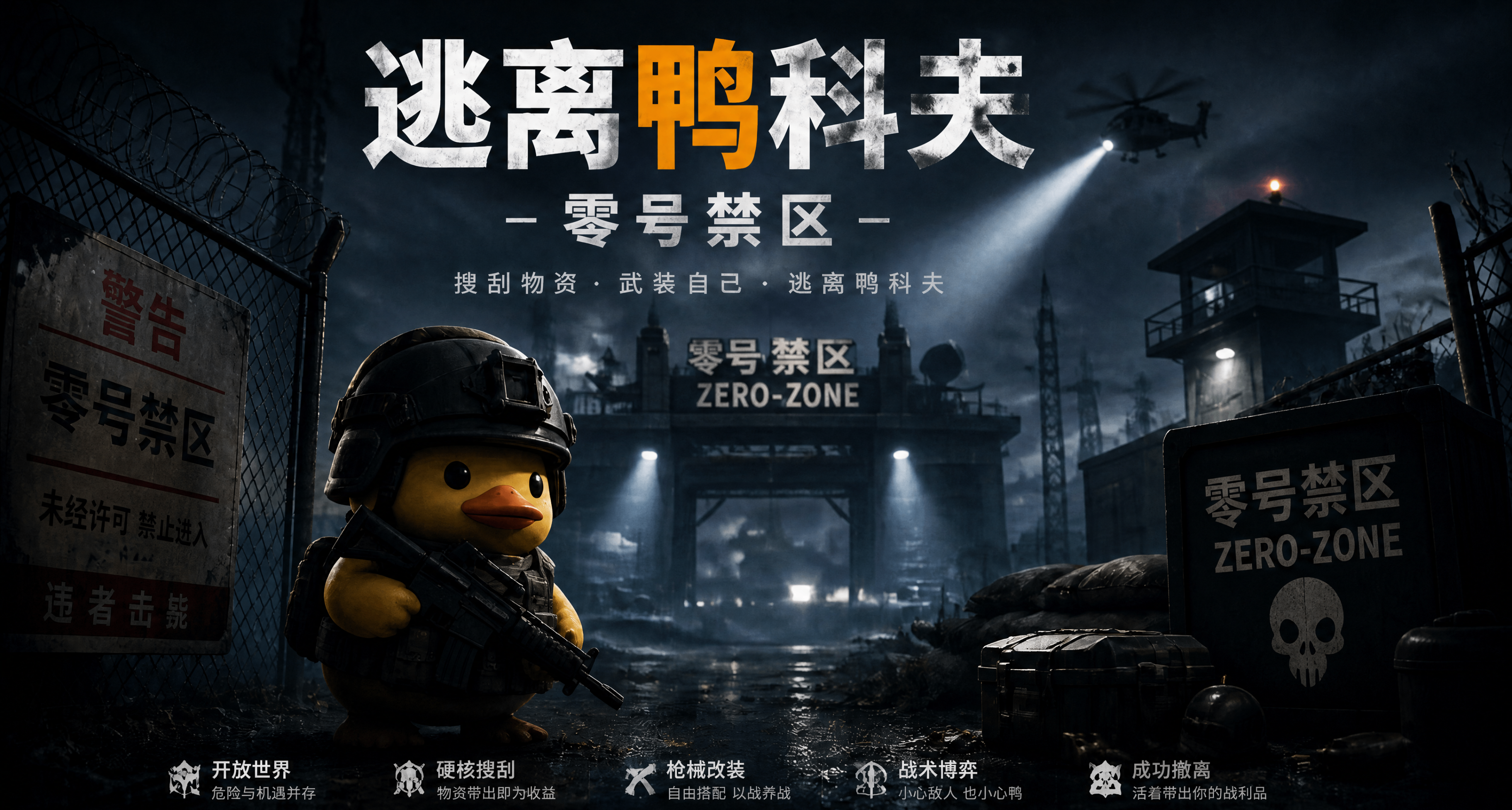 《零号禁区》上线Steam创意工坊！把《逃离鸭科夫》做成丧尸肉鸽了