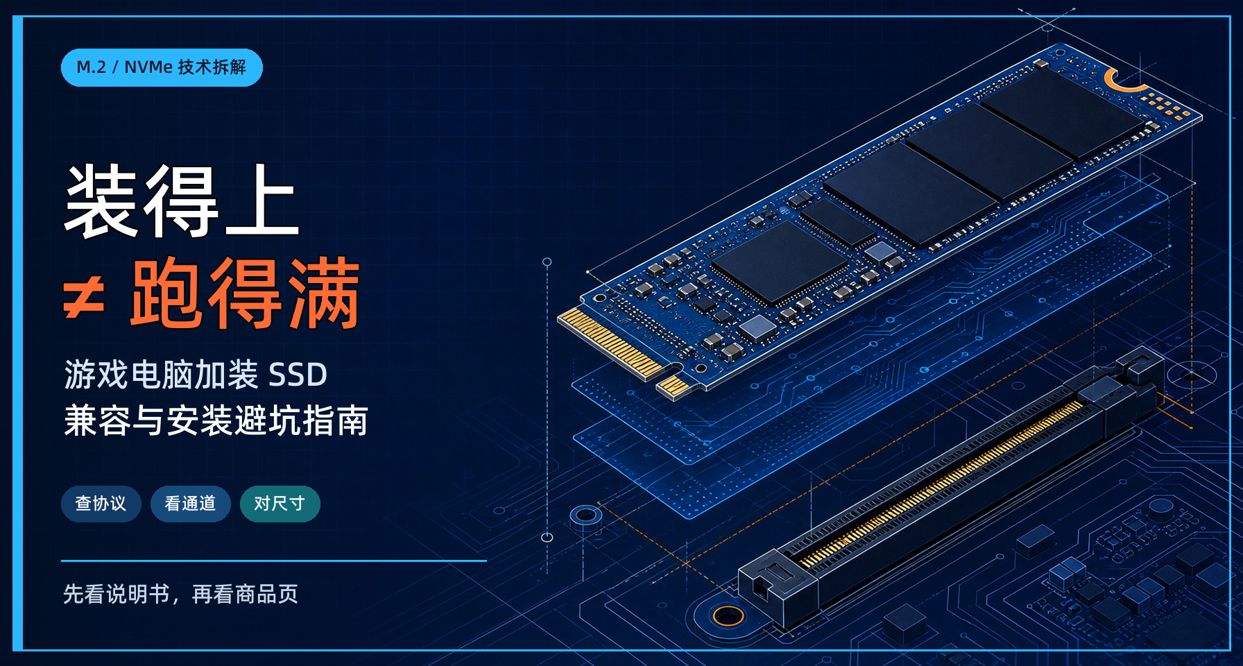 别把M2当NVMe_2026游戏电脑加装SSD避坑指南