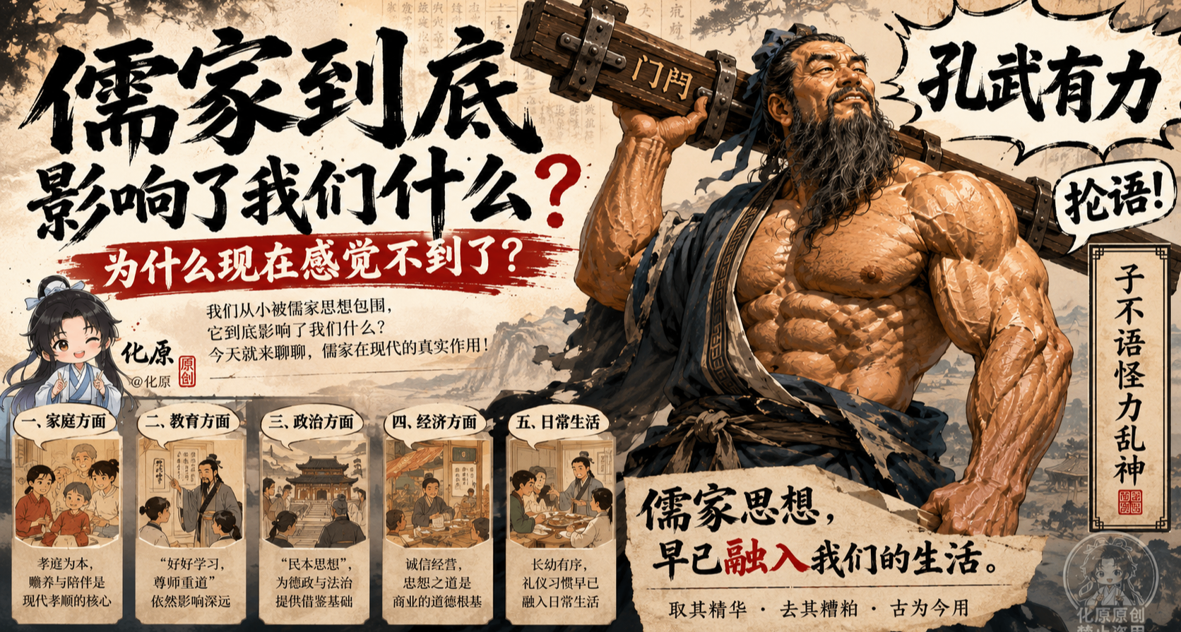 儒家到底影响了我们什么？为什么现在感觉不到它的存在了？