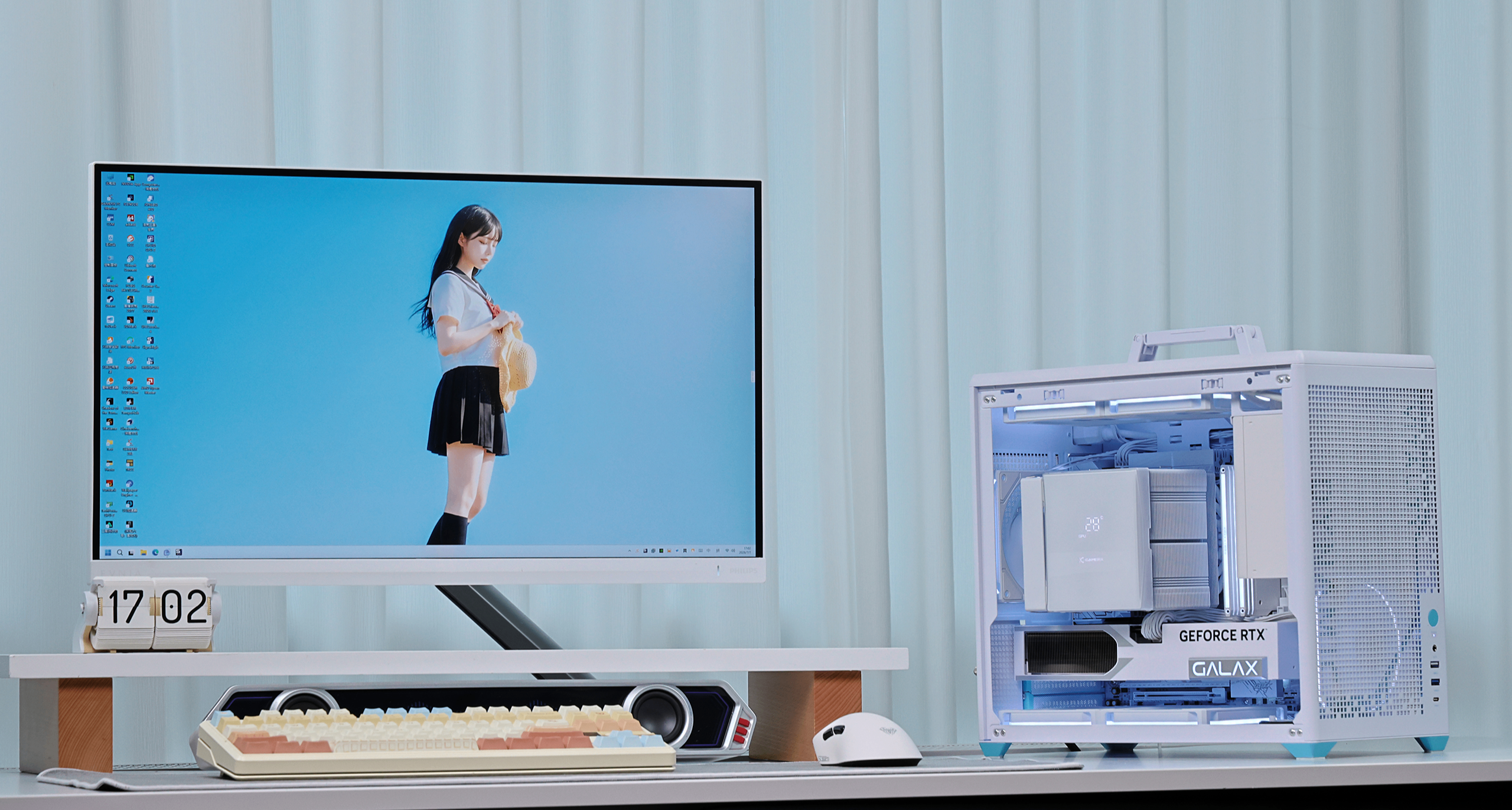 暑期裝機高配方案分享：98X3D+5080聖刃+未知玩家P80 Mesh小鋼炮