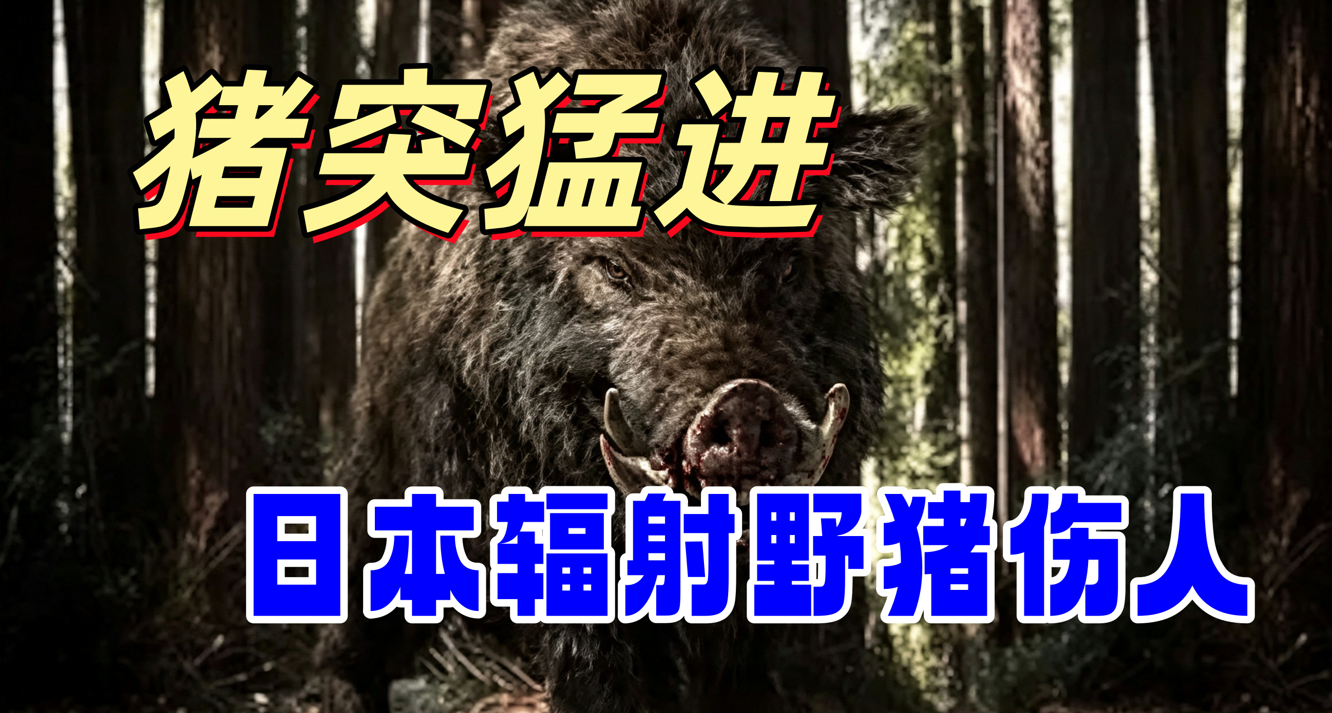 【炉边故事会】辐射野猪入侵日本城市