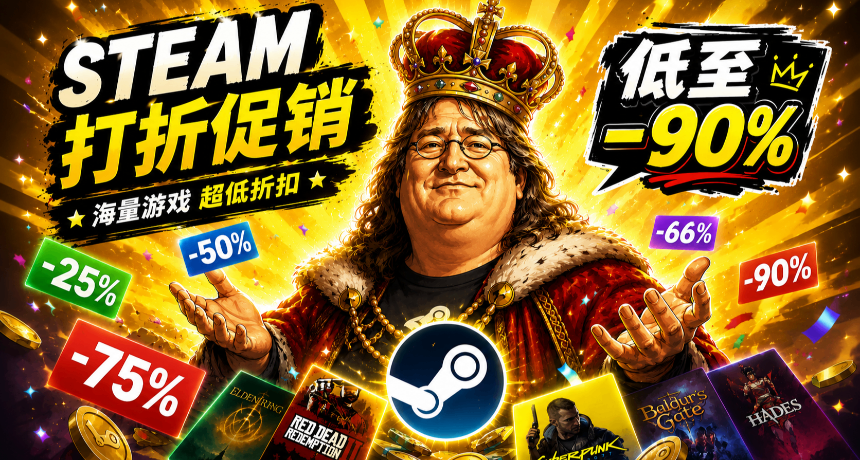 手慢無！？102款新史低！爆肝！盤點近期Steam打折新史低遊戲！