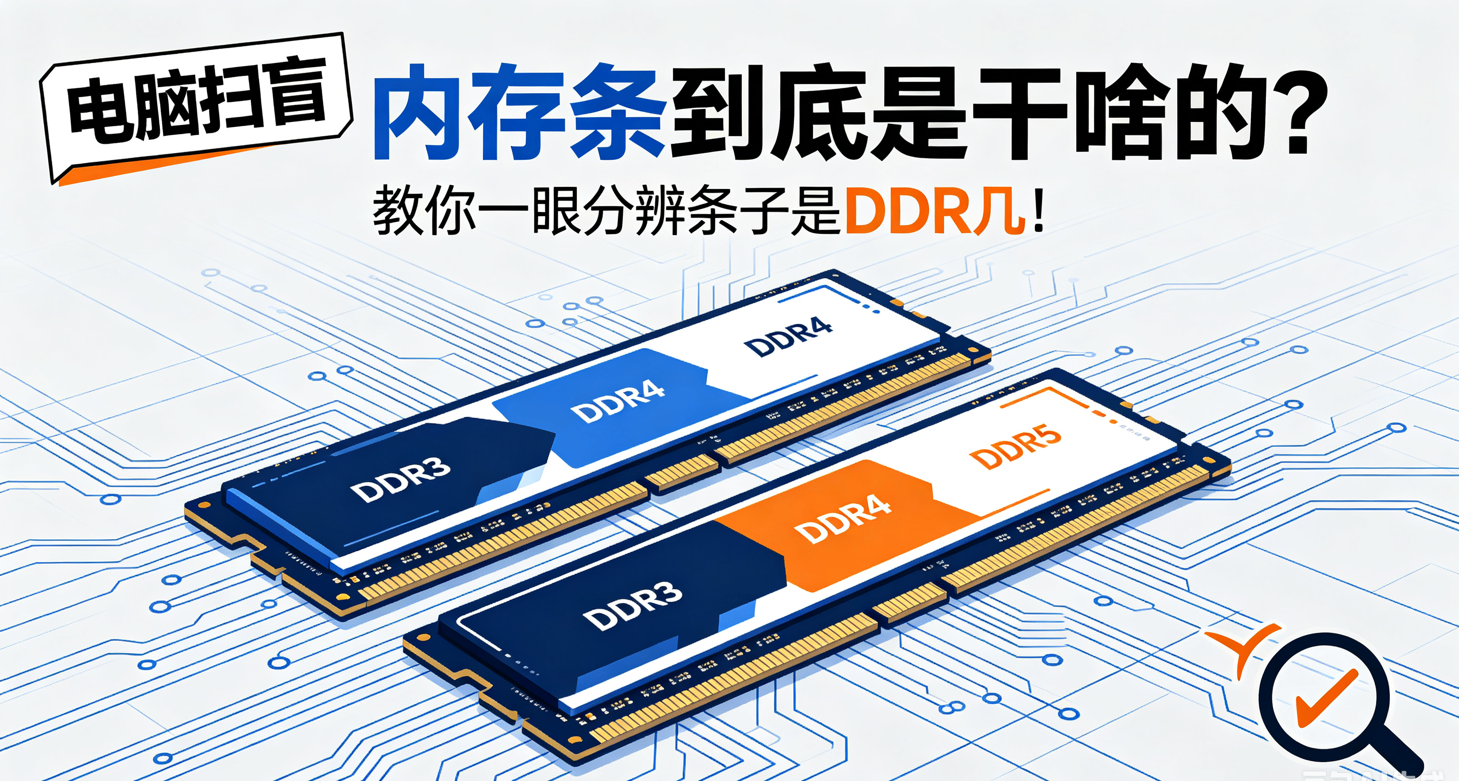 【電腦掃盲】內存條到底是幹啥的？教你一眼分辨條子是DDR幾！
