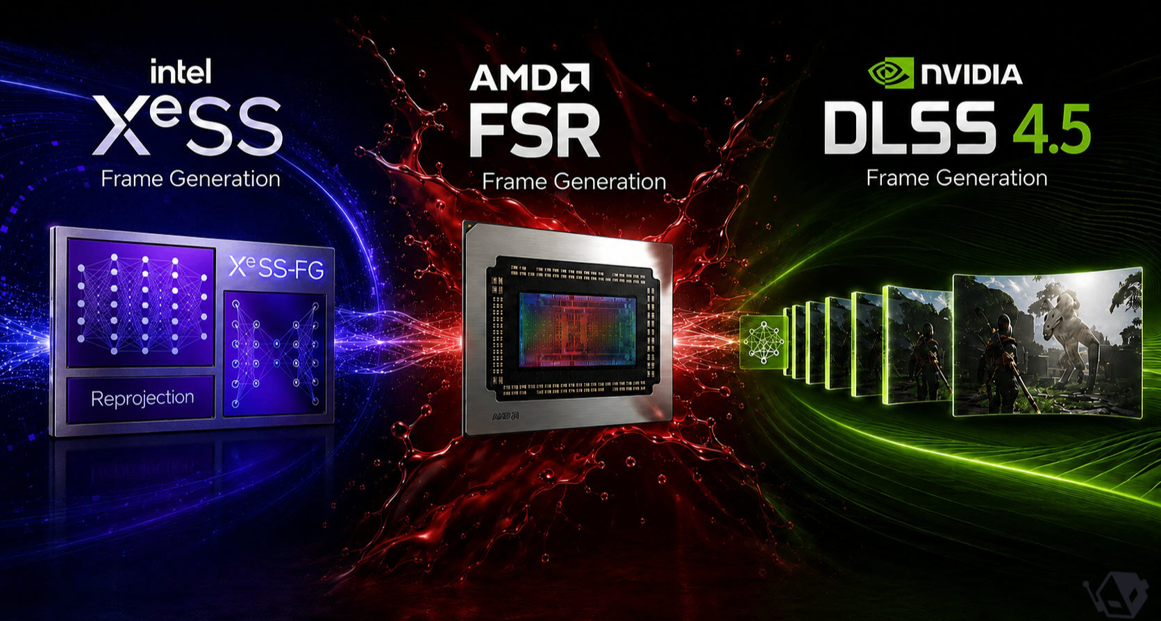 正确使用帧生成指南：NVIDIA DLSS、AMD FSR、Intel XeSS