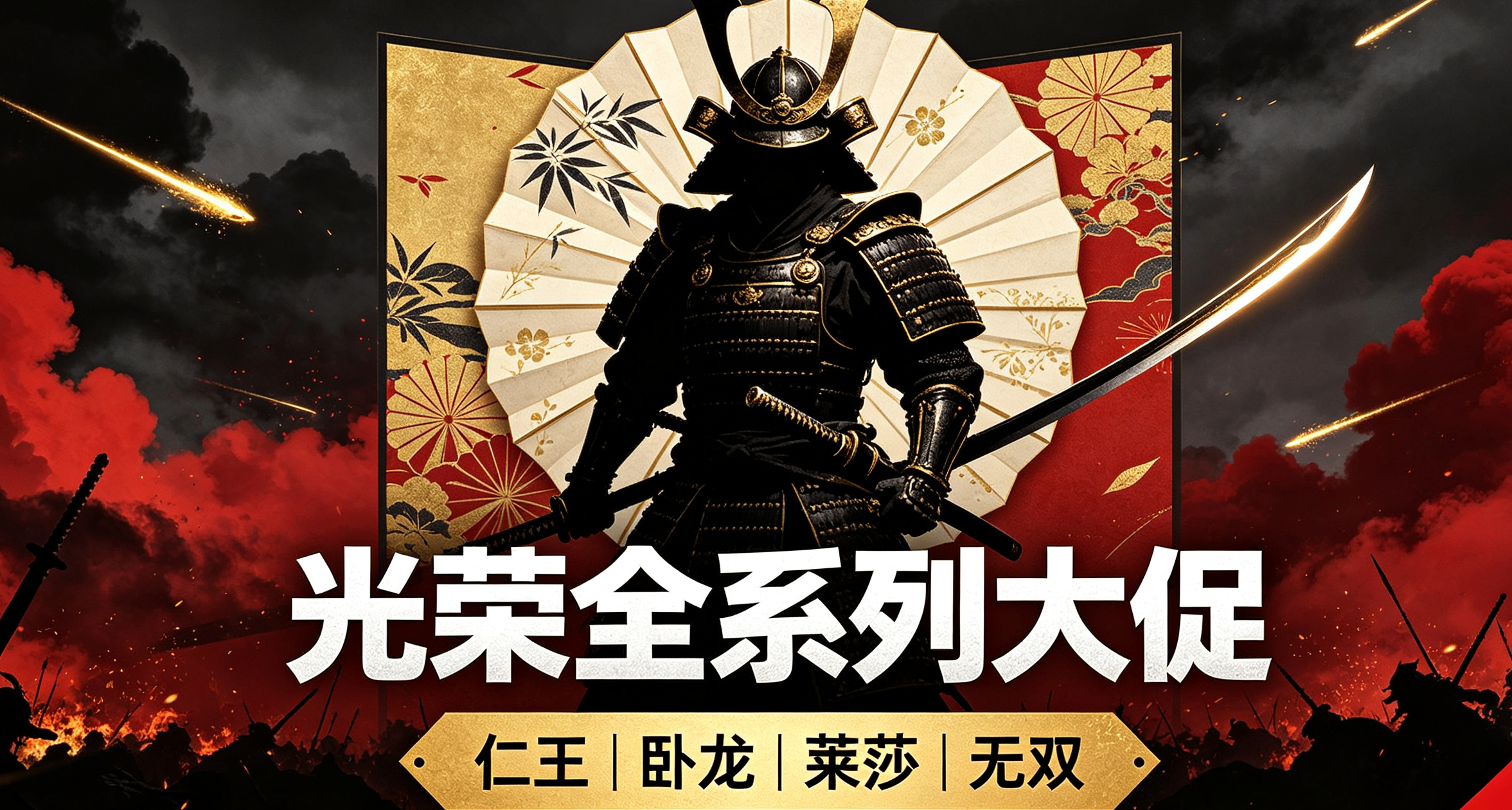 光荣全系列大促来袭！仁王/卧龙/莱莎/零红蝶海量佳作迎来史低价