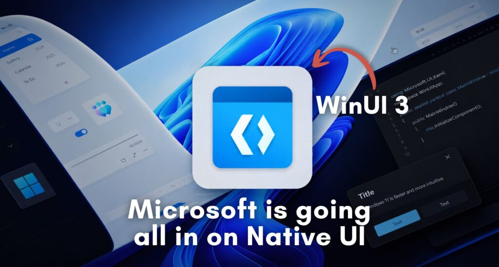 微軟承認Win11原生應用佔用大量內存，並承諾提升 WinUI 性能