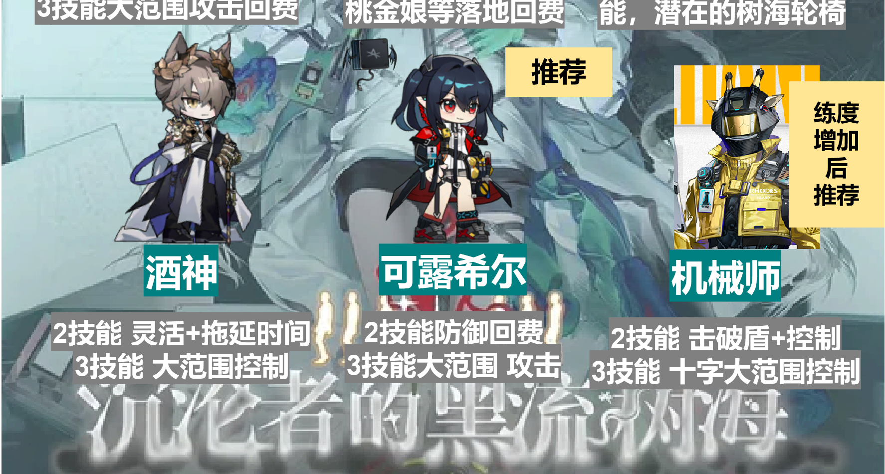 黑流樹海實用幹員列表