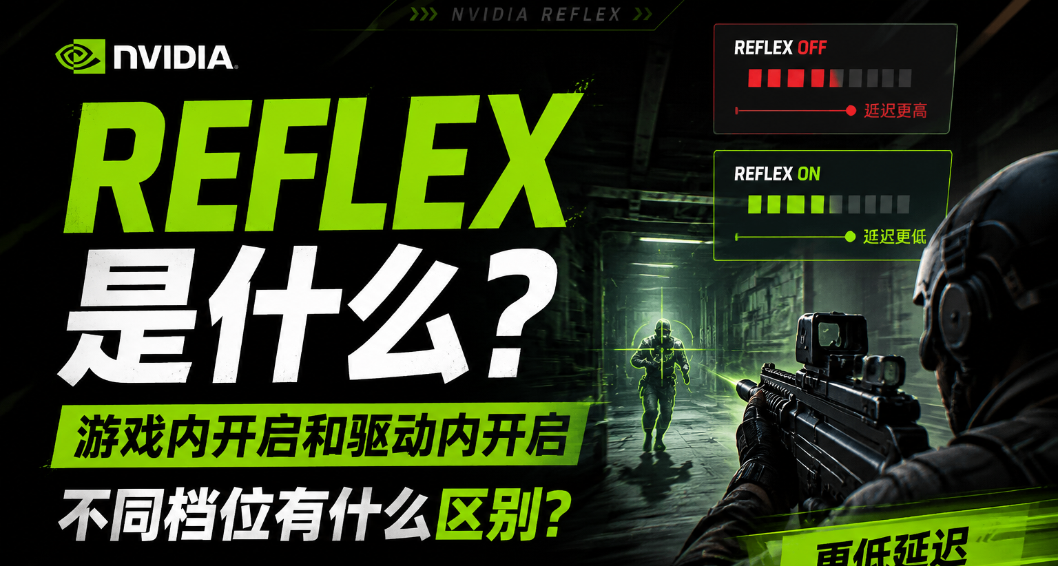 Reflex是什麼？和驅動低延遲有什麼區別？增強又是什麼意思？