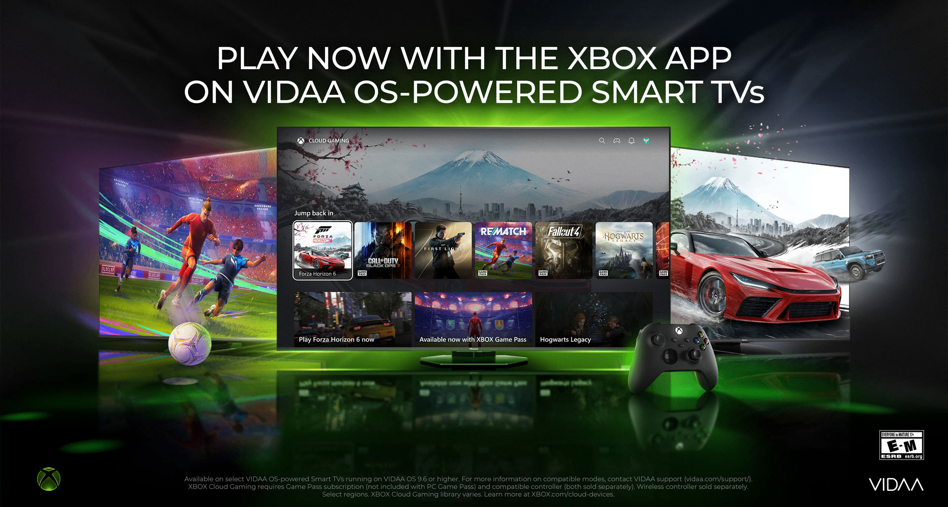 Xbox 应用登陆海信 VIDAA 智能电视，可直接在电视上畅玩云游戏
