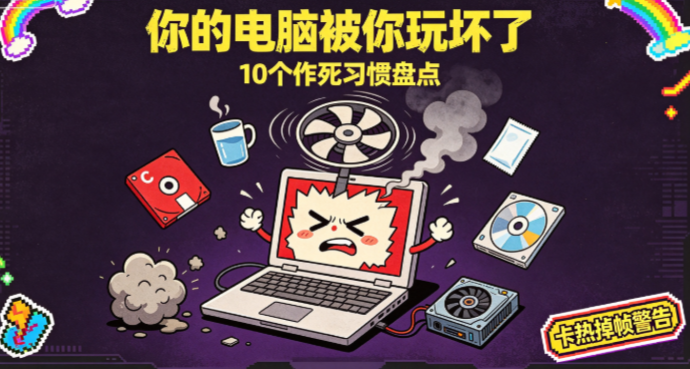 修电脑的师傅说：90%的电脑故障都是这些习惯导致的