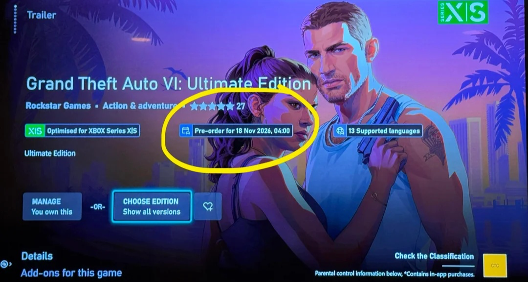 《GTA6》定档倒计时已开启！Xbox“新西兰偷跑法”重出江湖