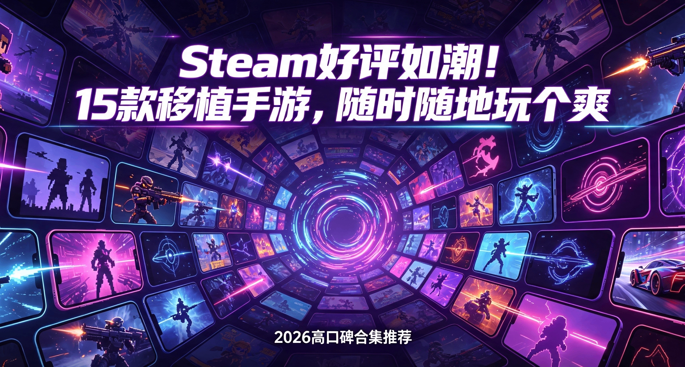 Steam好评如潮！15款移植手游，随时随地玩个爽